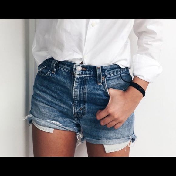 SOLD OUT Custom Levi Cutoffs - Picture 2 of 8